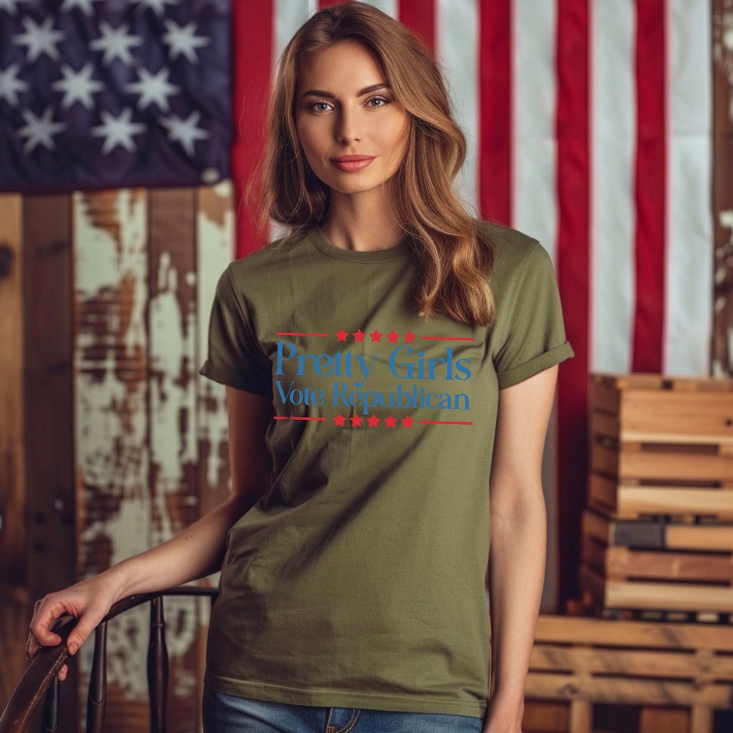 Pretty Girls Vote Republican Tees