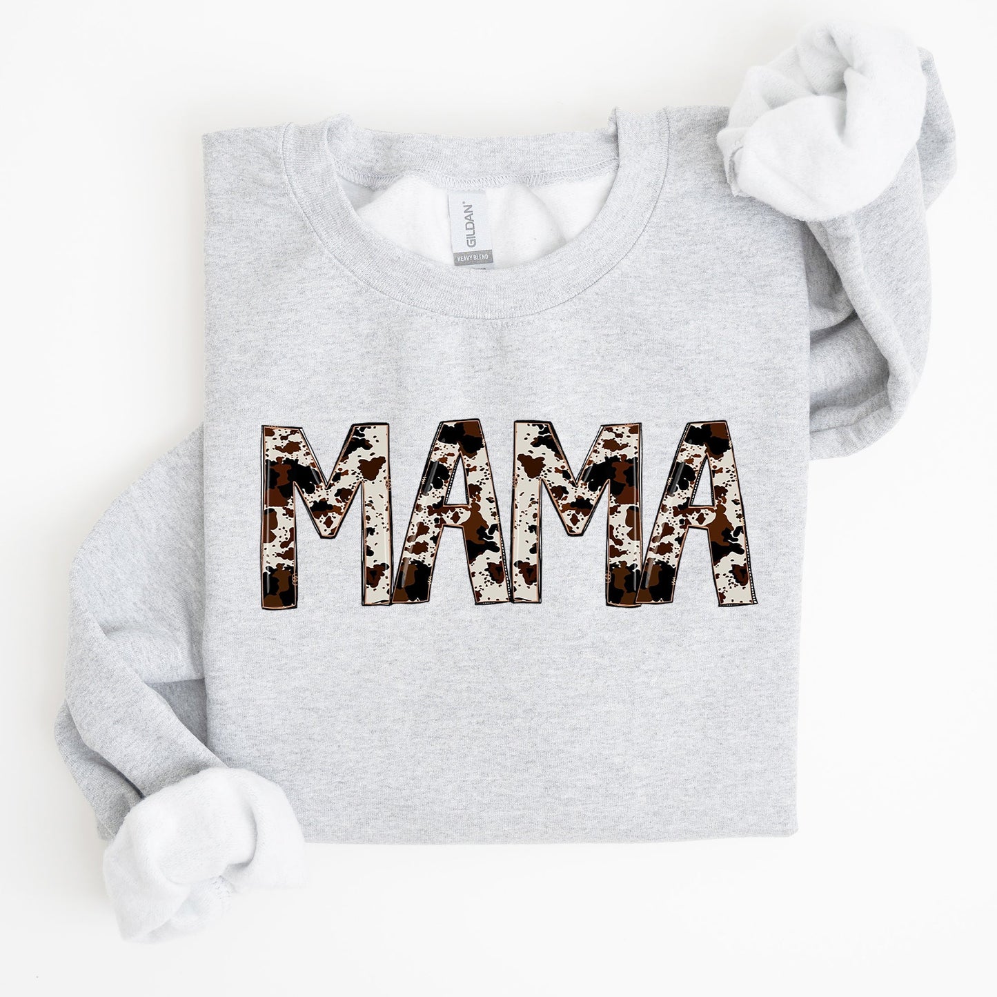 Mama, Cow Print, Mom, Mother's Day Gift Sweatshirt