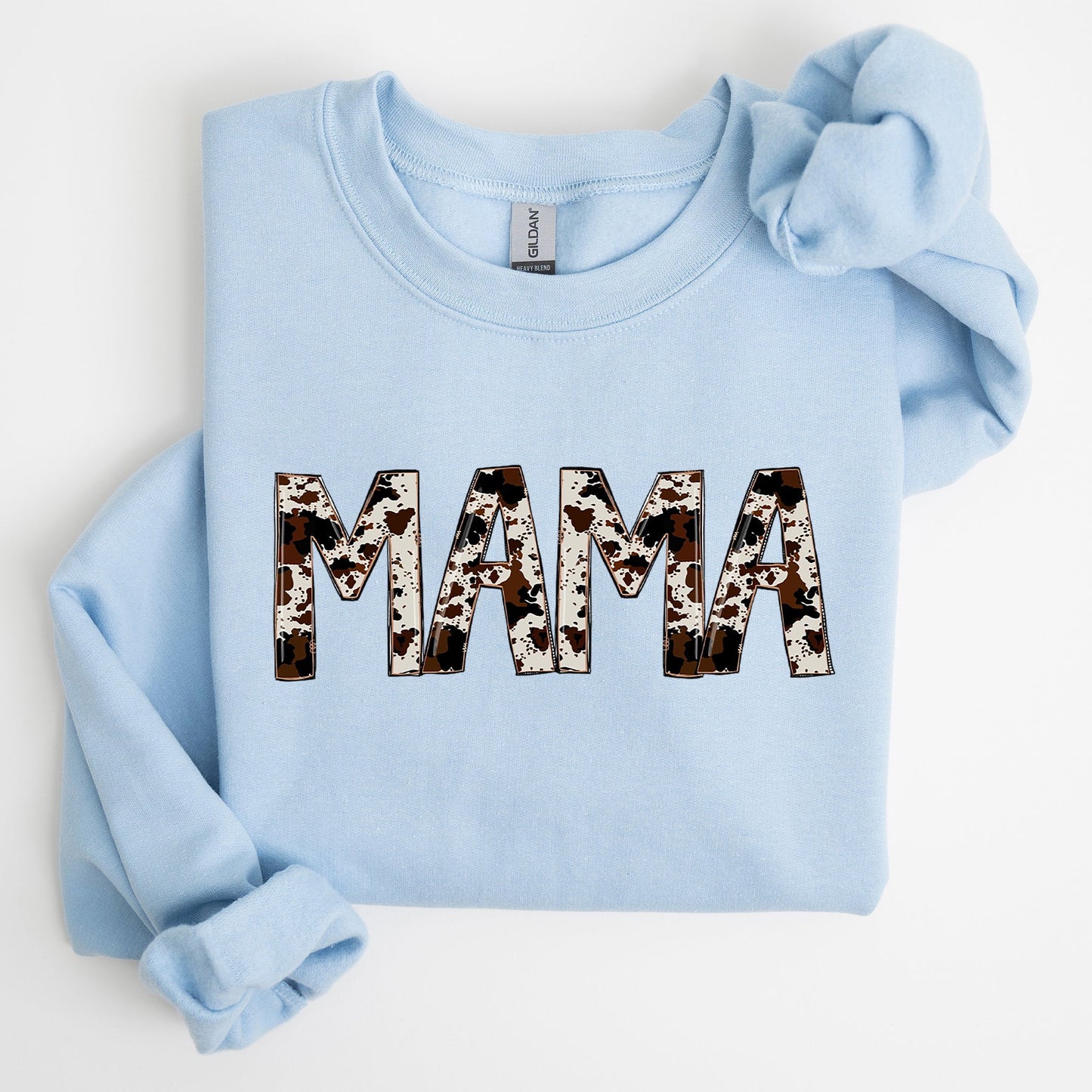 Mama, Cow Print, Mom, Mother's Day Gift Sweatshirt