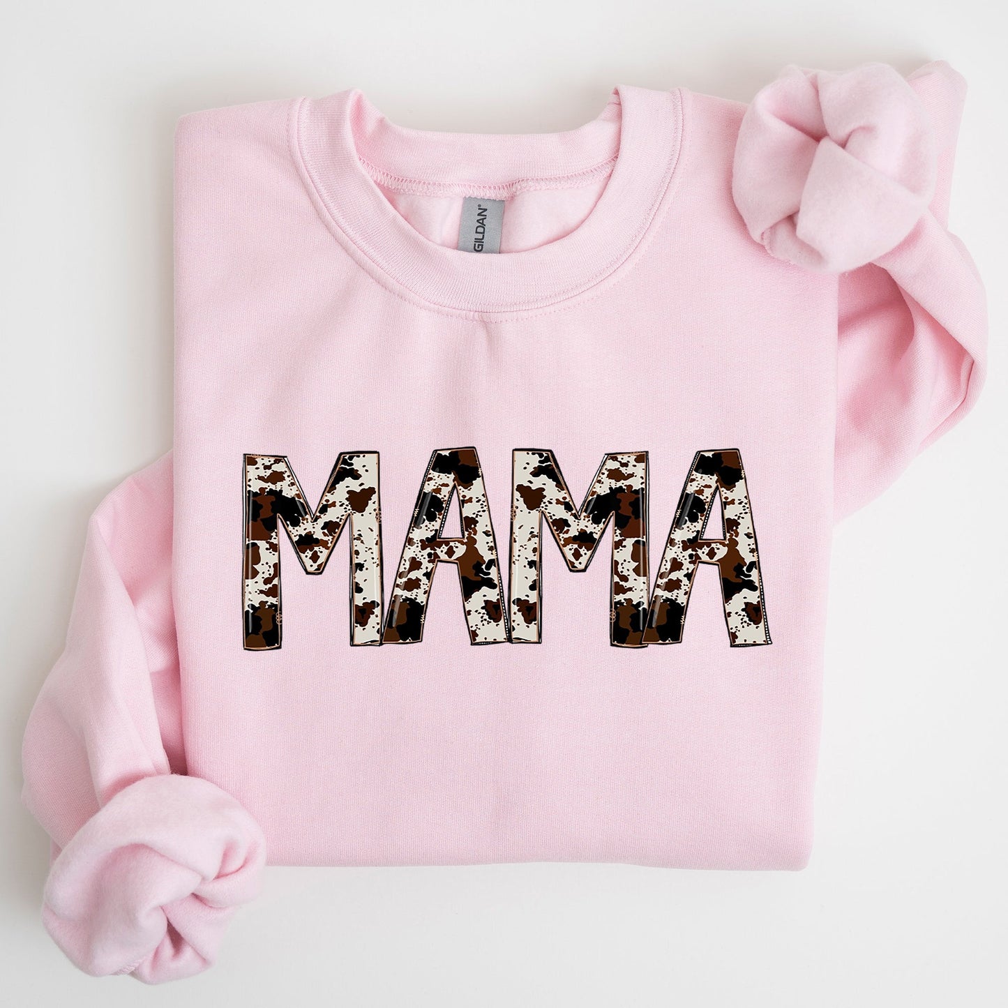 Mama, Cow Print, Mom, Mother's Day Gift Sweatshirt