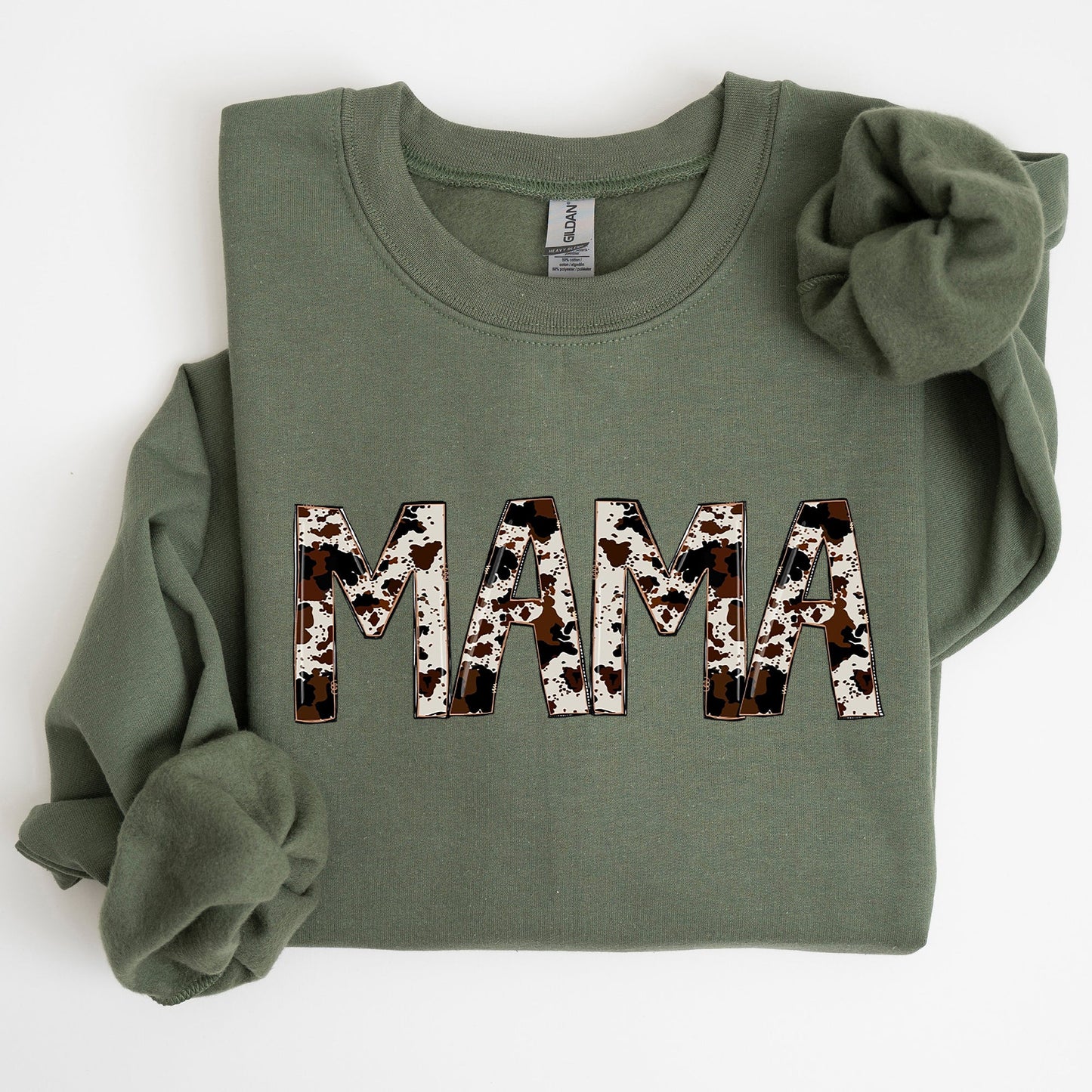 Mama, Cow Print, Mom, Mother's Day Gift Sweatshirt