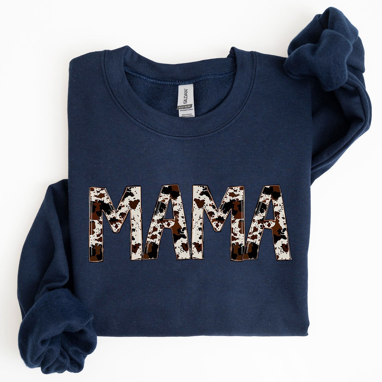 Mama, Cow Print, Mom, Mother's Day Gift Sweatshirt
