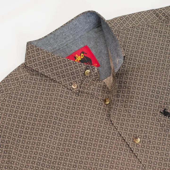 Men's Western Shirt 100% Cotton Poplin Print