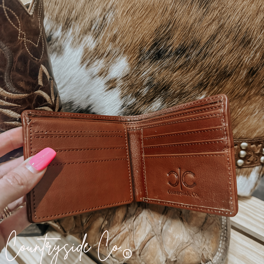 Longhorn Edition The Westin Cowhide Men's Wallet Limited Edition by Countryside Co.