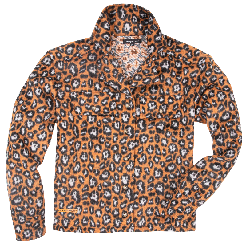 Shacket - Jacket Leopard Brown - F21 - Simply Southern