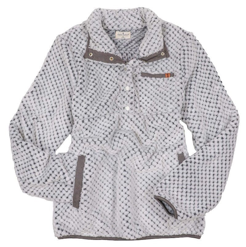 Simply Soft Sherpa - Frost Gray - Pullover - F24 - Simply Southern