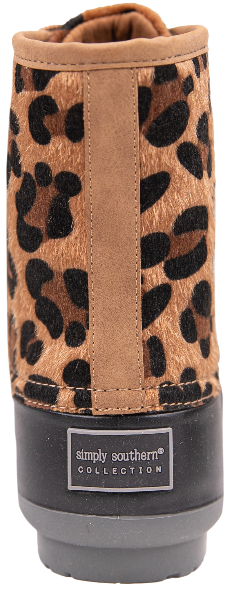 Rain Boots Lace Up - Leopard Spot - F22 - Simply Southern