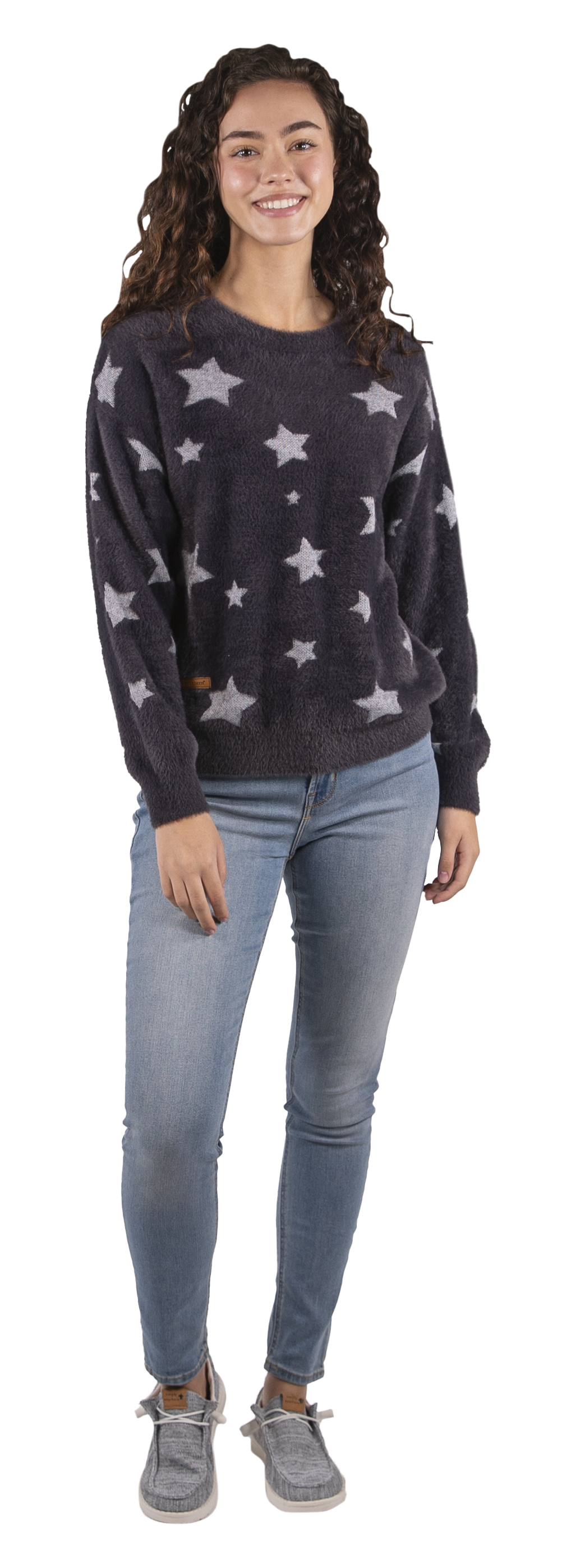 Fuzzy Sweater - Stars - F22 - Simply Southern