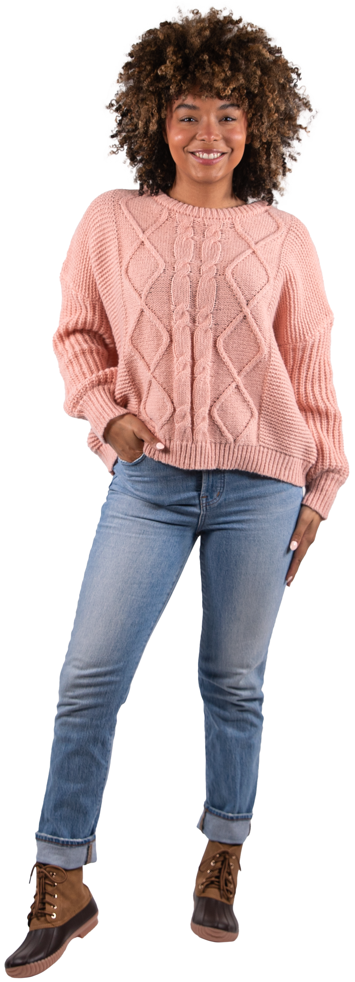 Preppy Sweater - Rose - F22 - Simply Southern