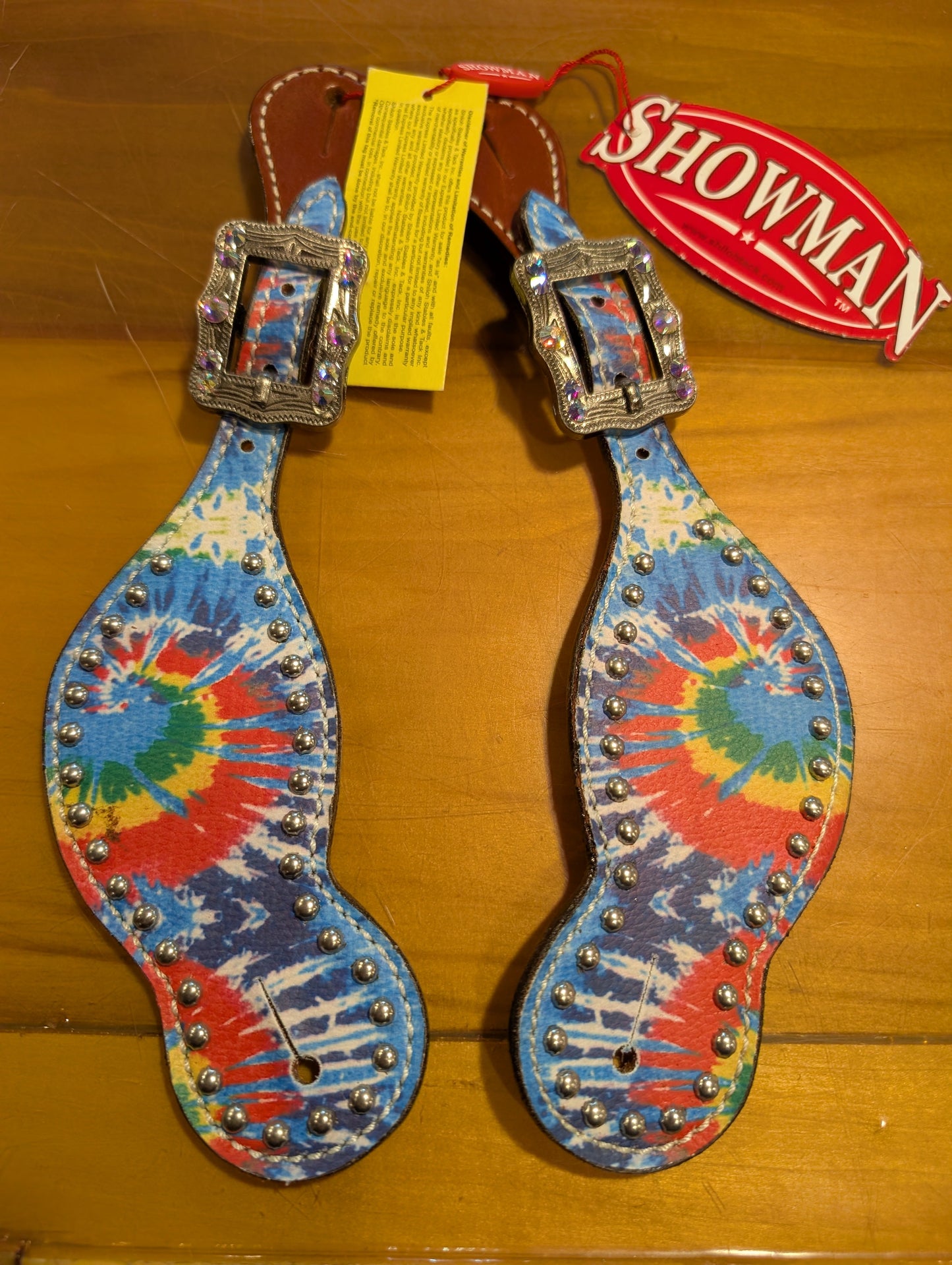 Tie Dye Ladies Spur Straps - Ladies