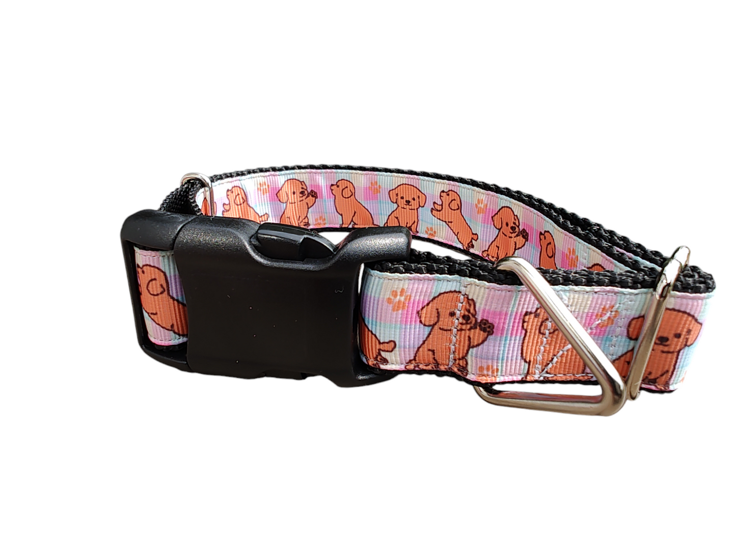 Golden Puppies Nylon Dog Collar
