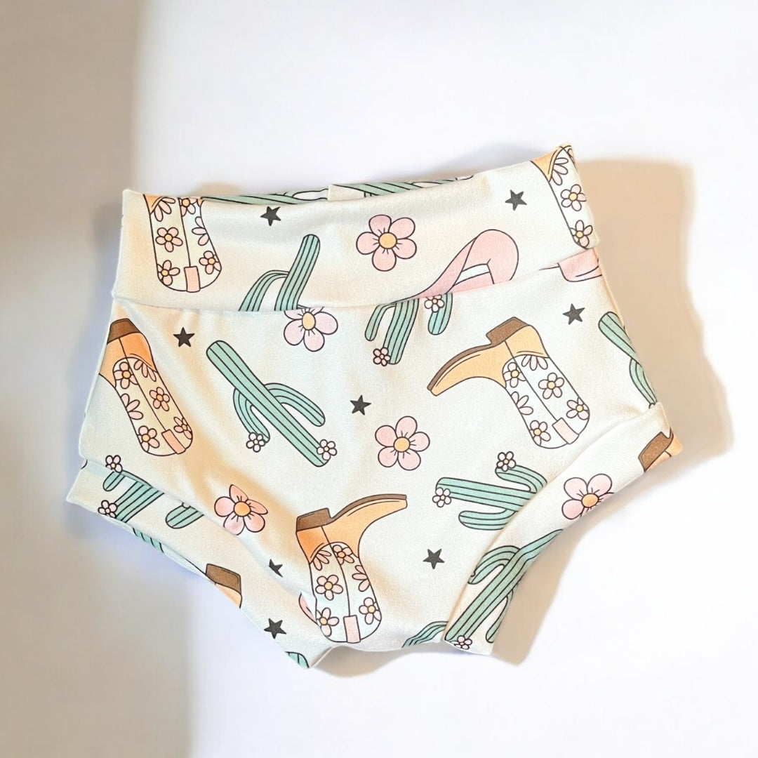 Little Cowgirl Baby Girl Bummies Outfit