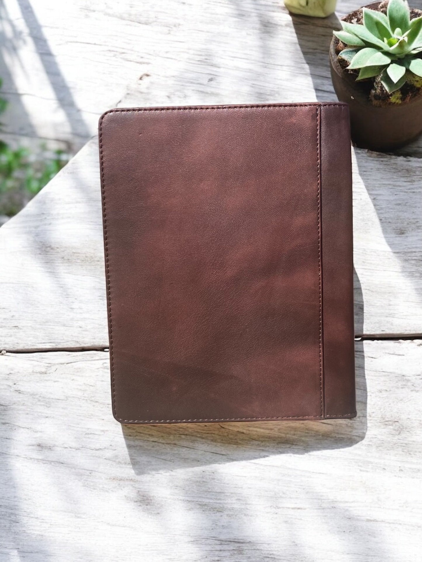 Aztec Cowhide & Tooled Leather Planner
