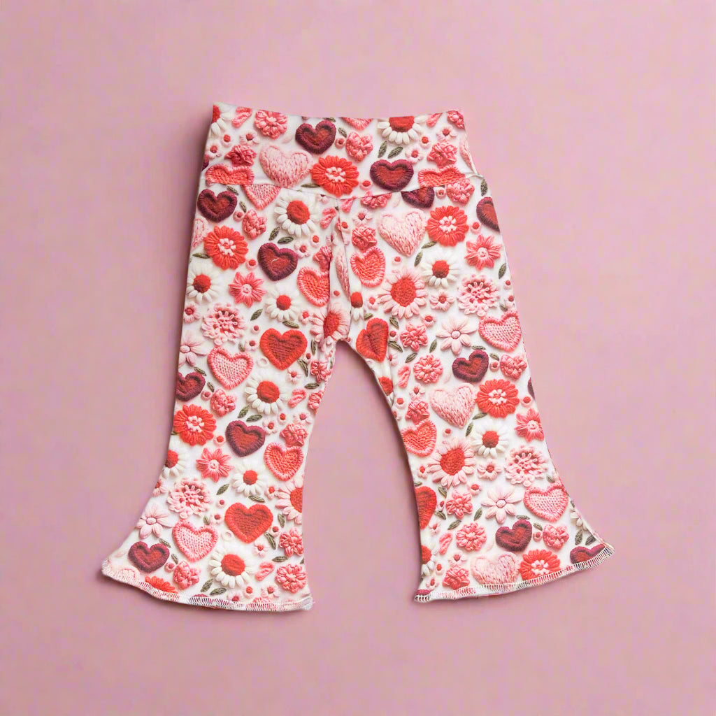 Pretty in Pink Bell Bottoms