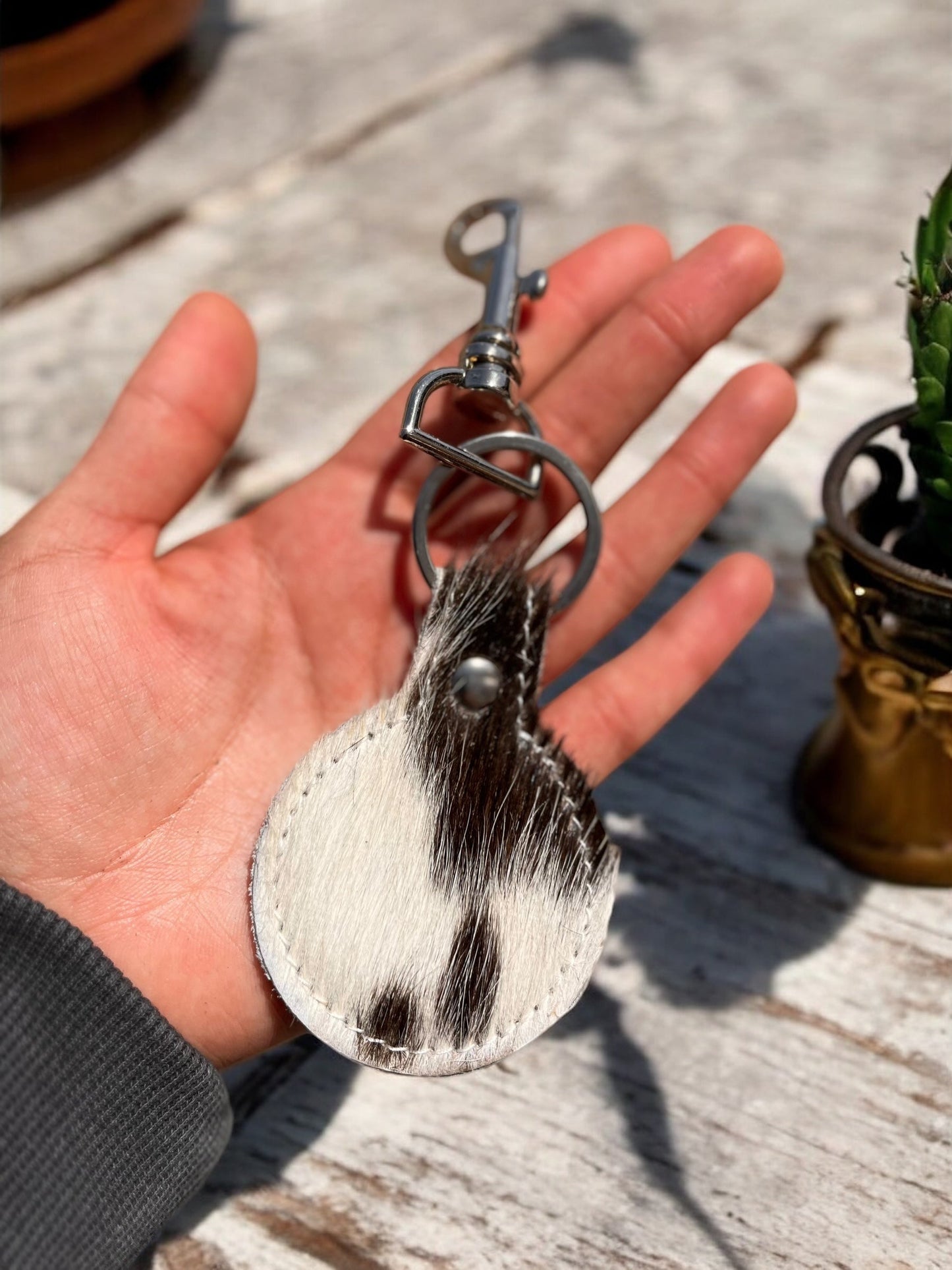 All Cowhide Keychains