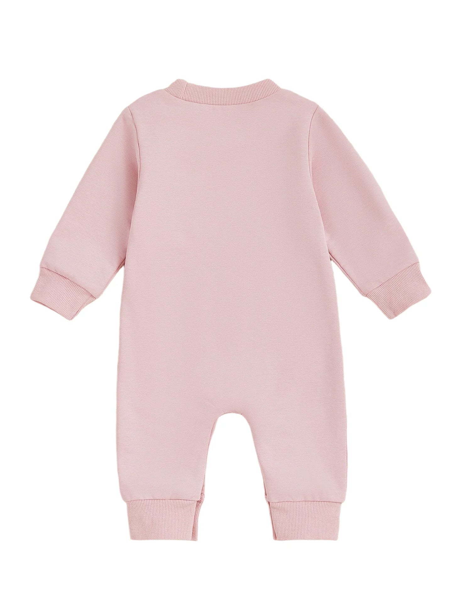 Baby Girl Lil Sis Romper Heart Letter Print Crewneck Long Sleeve Bodysuit Cute Winter Fall Clothes