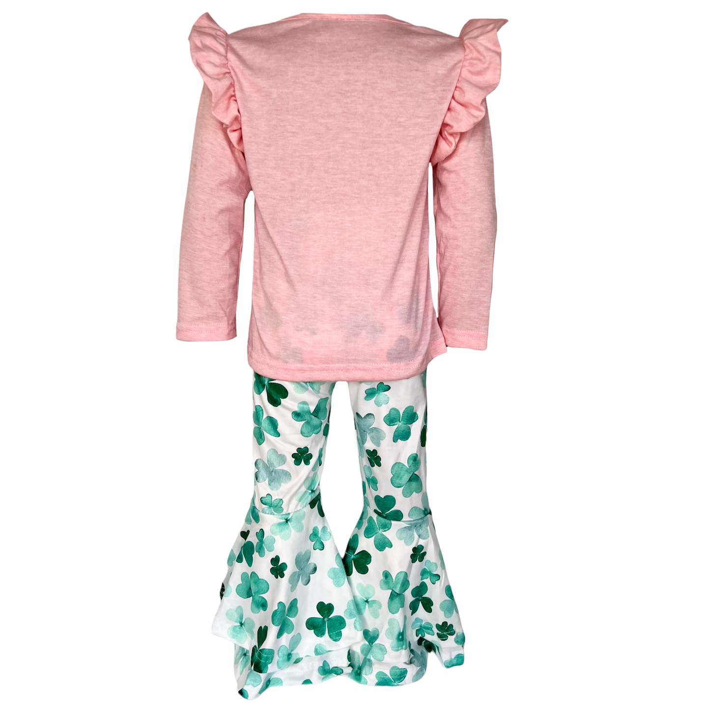 AL Limited St Patricks Day Clover Holiday Top Pants Outfit Set size 7