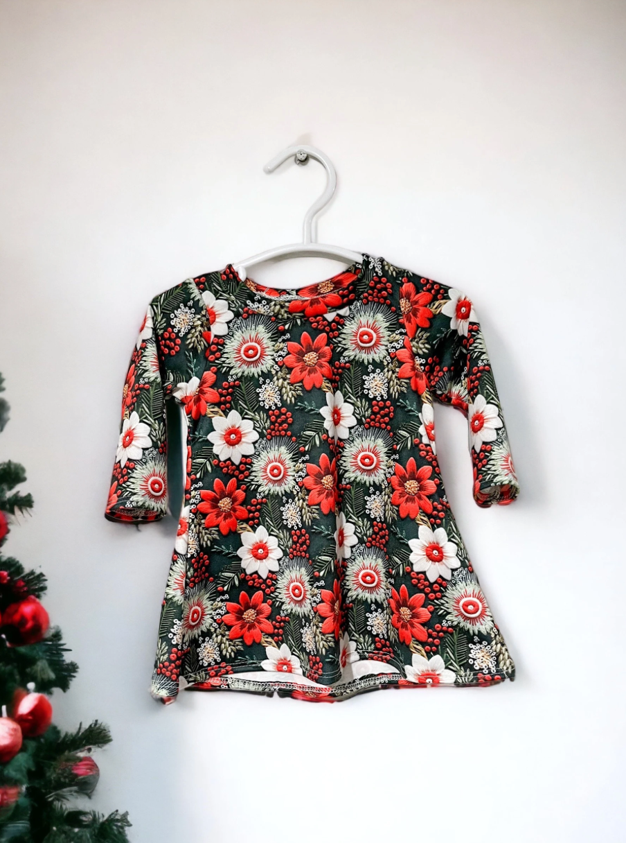Christmas Floral Dress