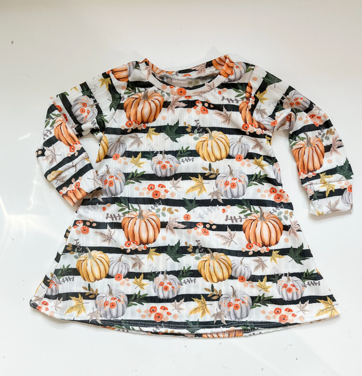 Pumpkin Stripe Dress