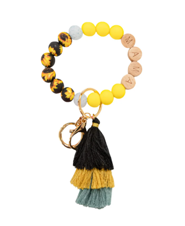Bead Bangle Silicone - F23 - SS