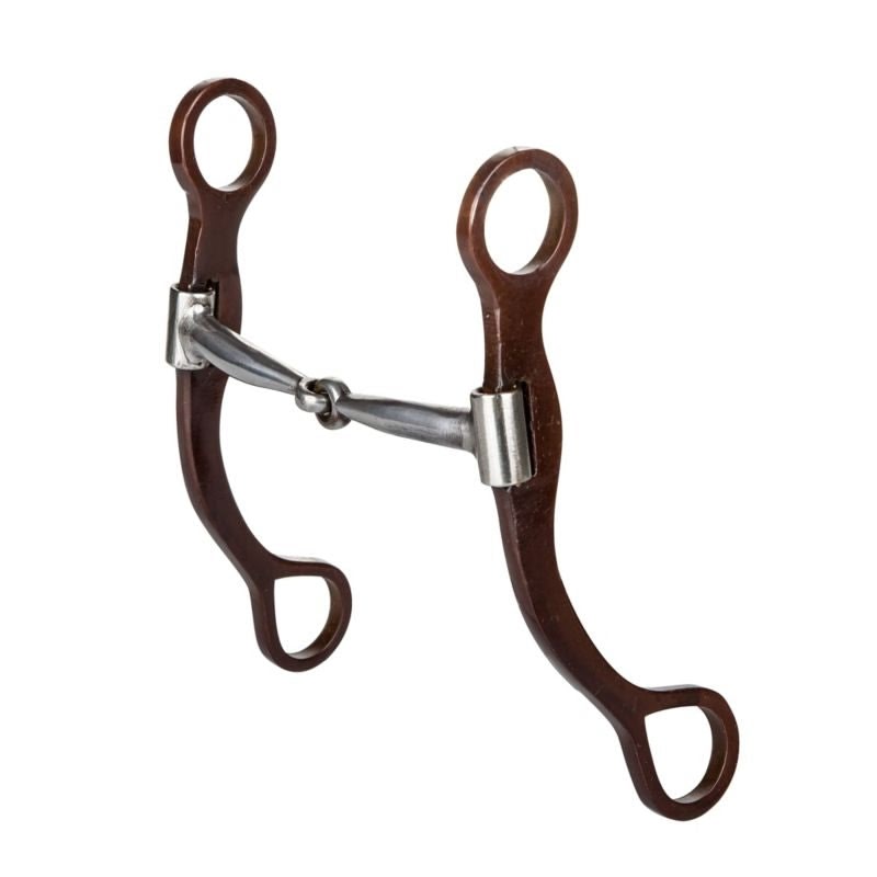 Tabelo Antique Plain Cheeks Curb Bit 4.625