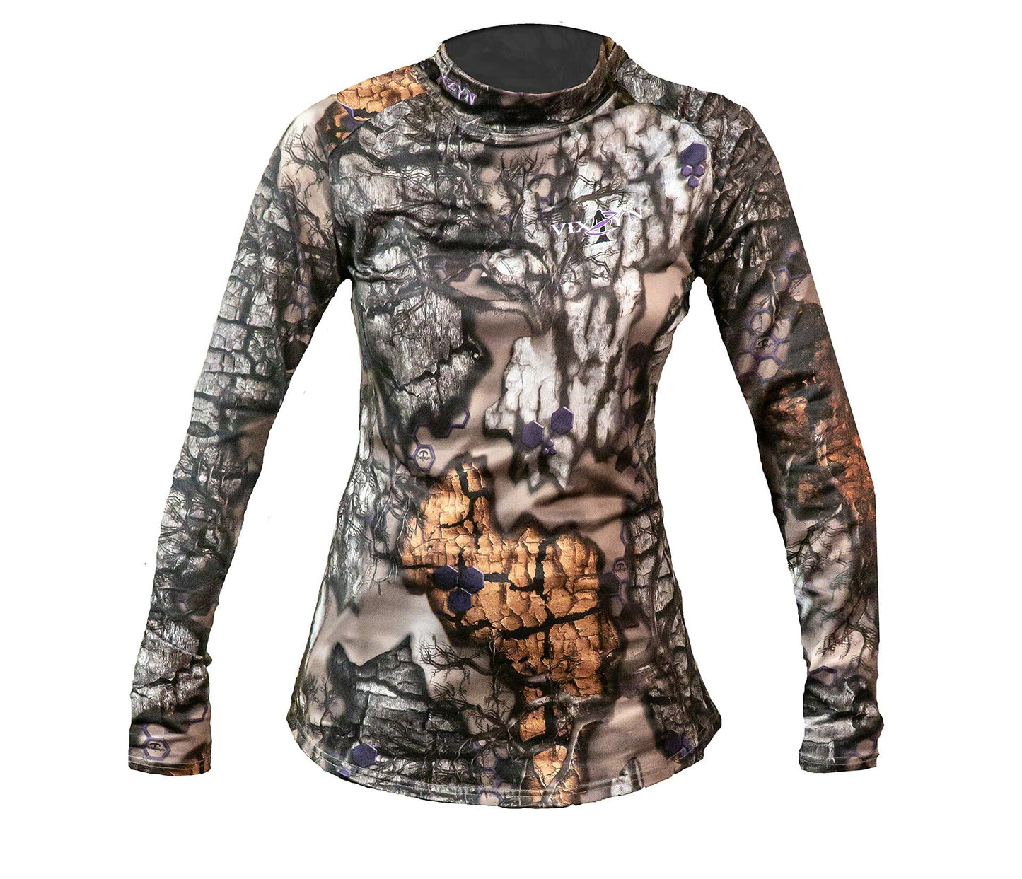 Final Clearance – TREEZYN Women’s Late SEEZYN VIXZYN Long Sleeve Shirt | MicroFleece Cold Weather Hunting Top