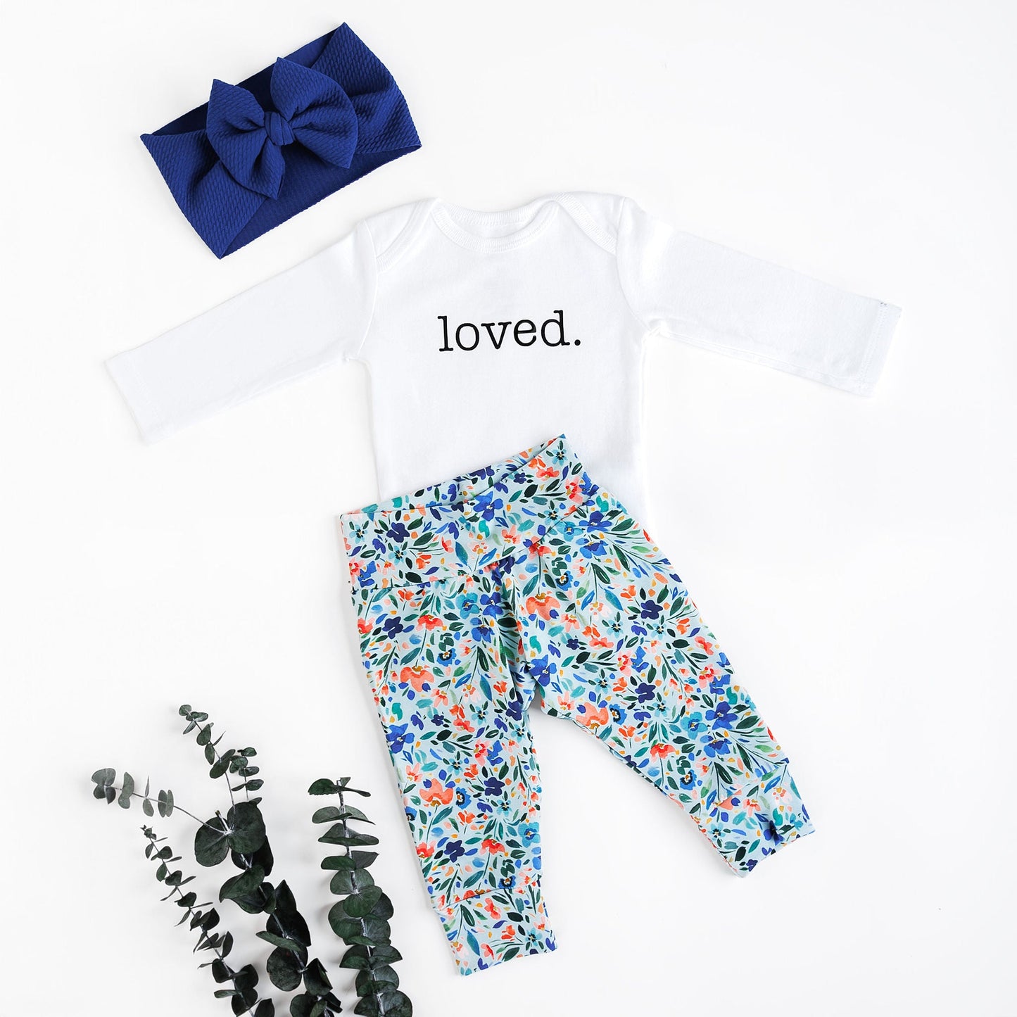 Wildflower Blooms Baby & Toddler Cotton Knit Leggings