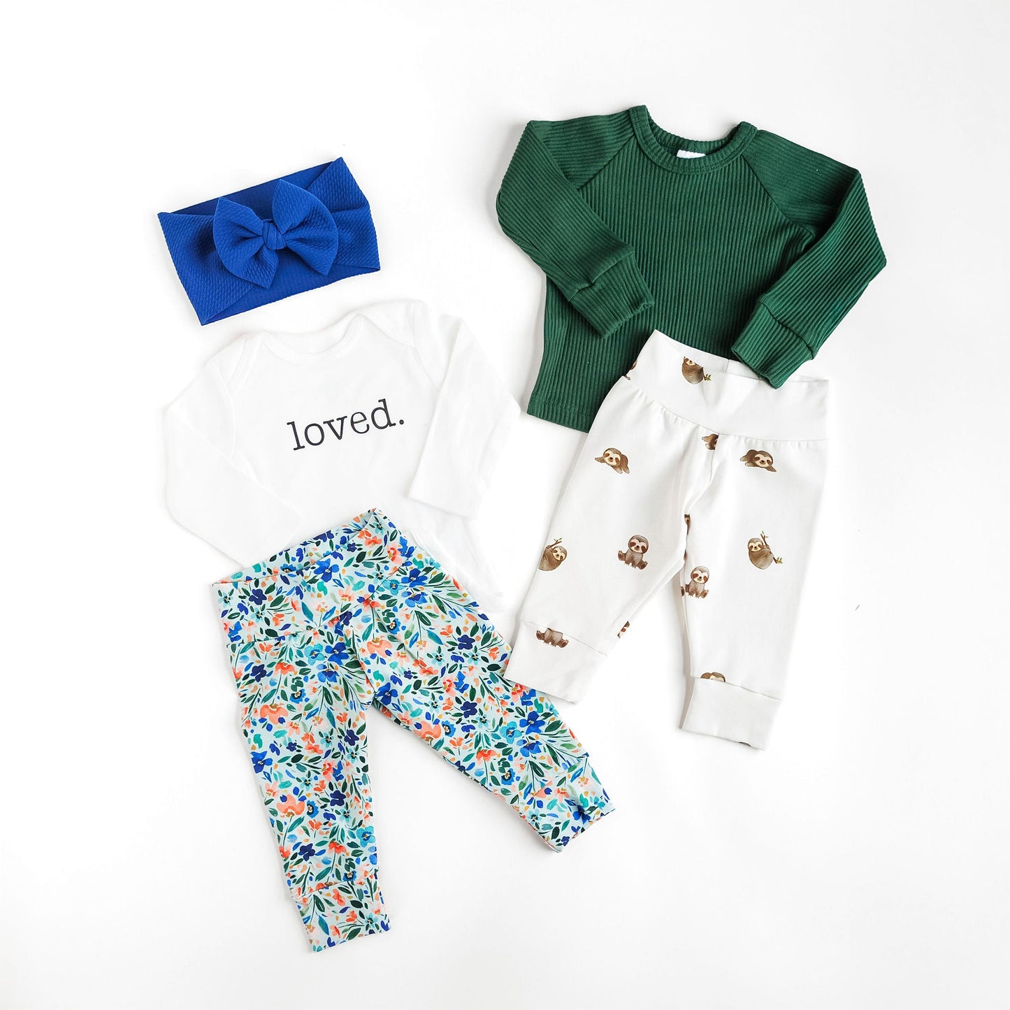 Wildflower Blooms Baby & Toddler Cotton Knit Leggings