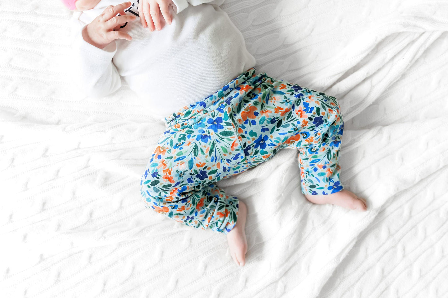Wildflower Blooms Baby & Toddler Cotton Knit Leggings