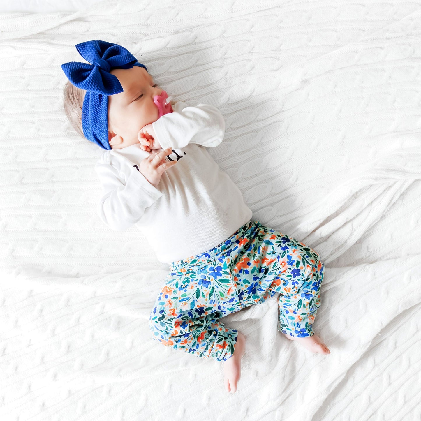 Wildflower Blooms Baby & Toddler Cotton Knit Leggings