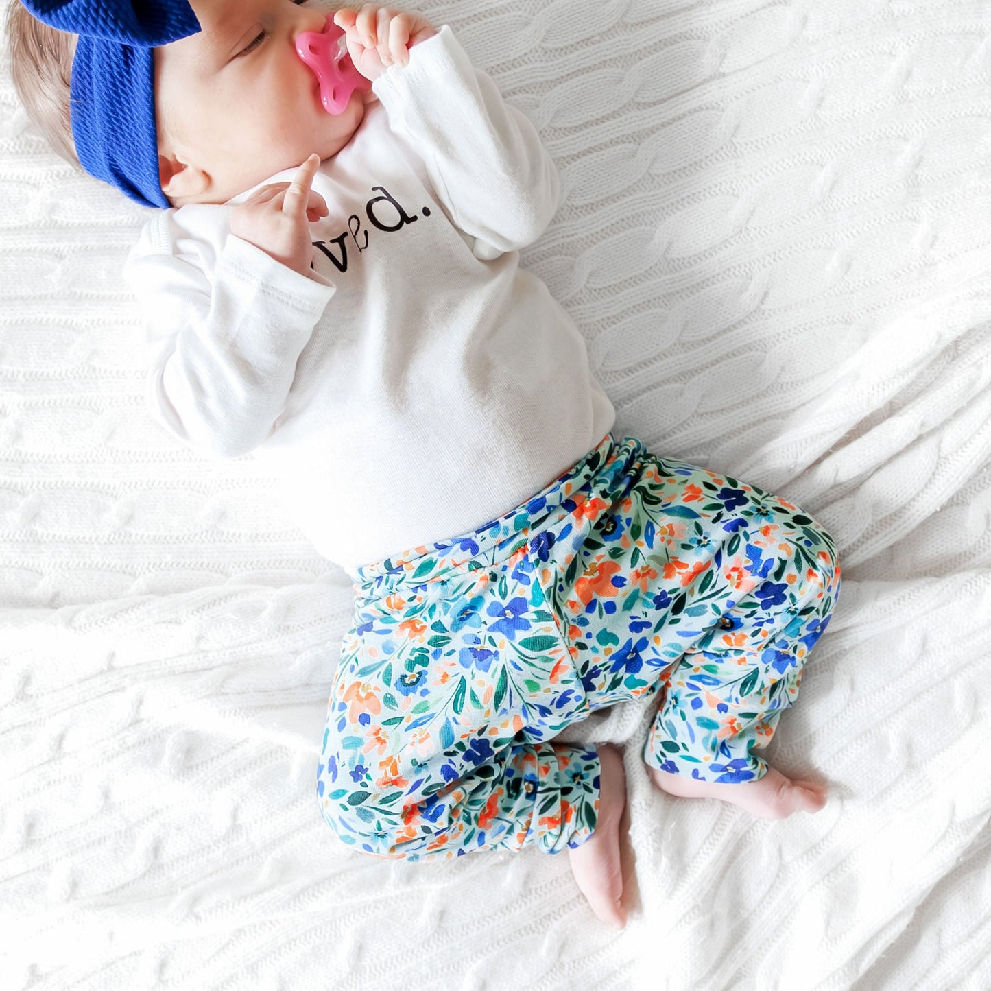 Wildflower Blooms Baby & Toddler Cotton Knit Leggings