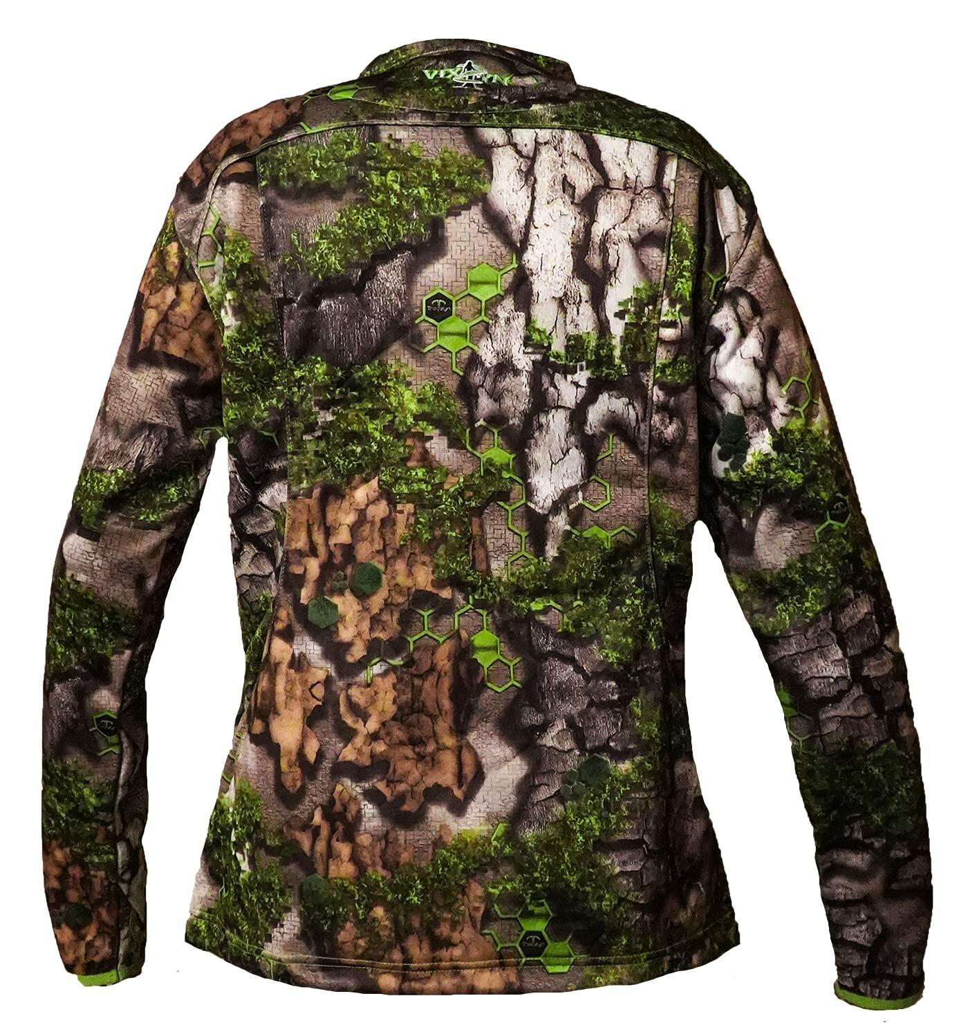 TREEZYN Women’s Early SEEZYN VIXZYN 1/4 Zip Pullover – Hunting & Outdoor MicroFleece Hoodie | Final Clearance/ Medium Only
