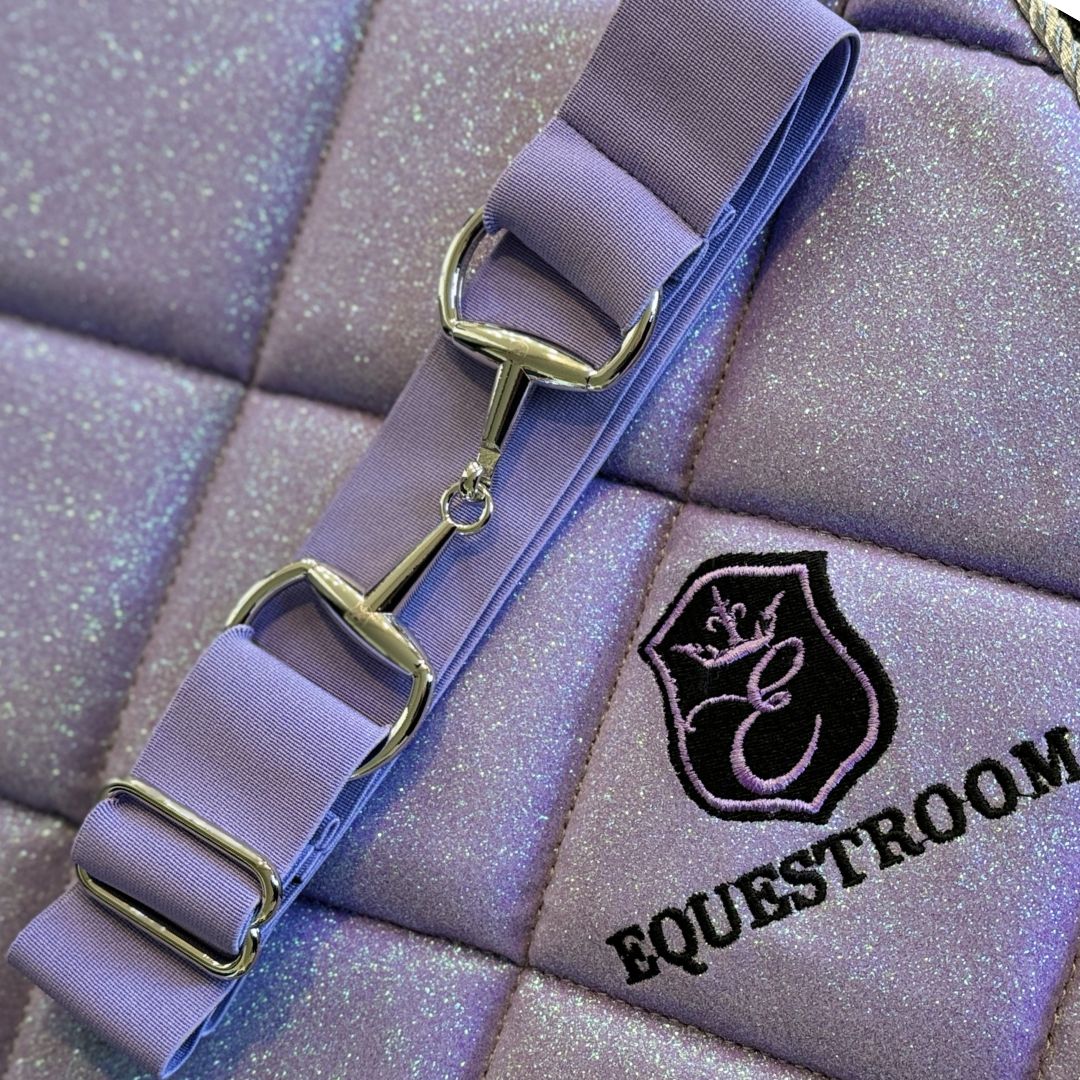 Lavender Elastic Equestrian Belt