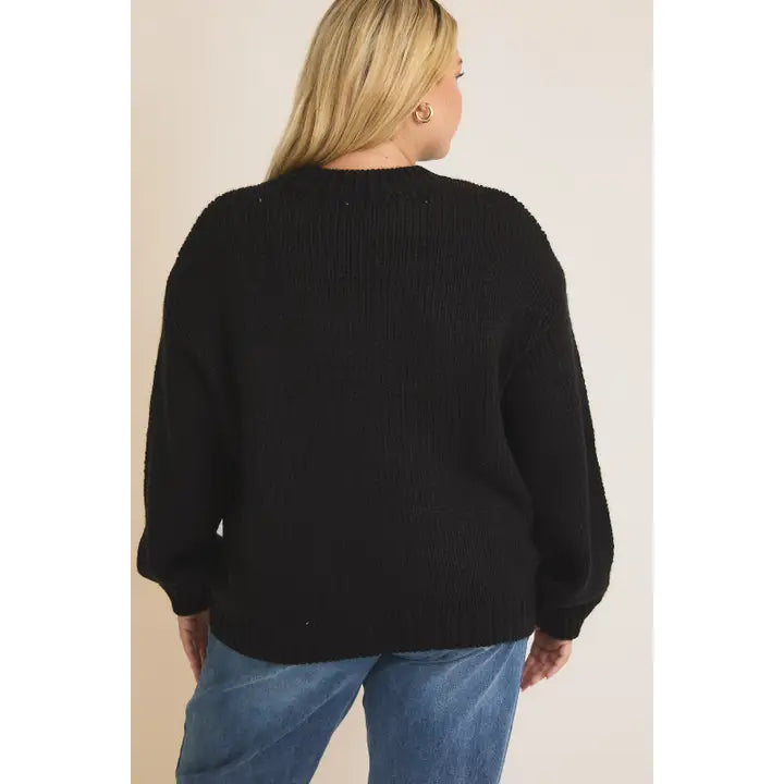 FINAL SALE-Plus "Cozy" Sweater