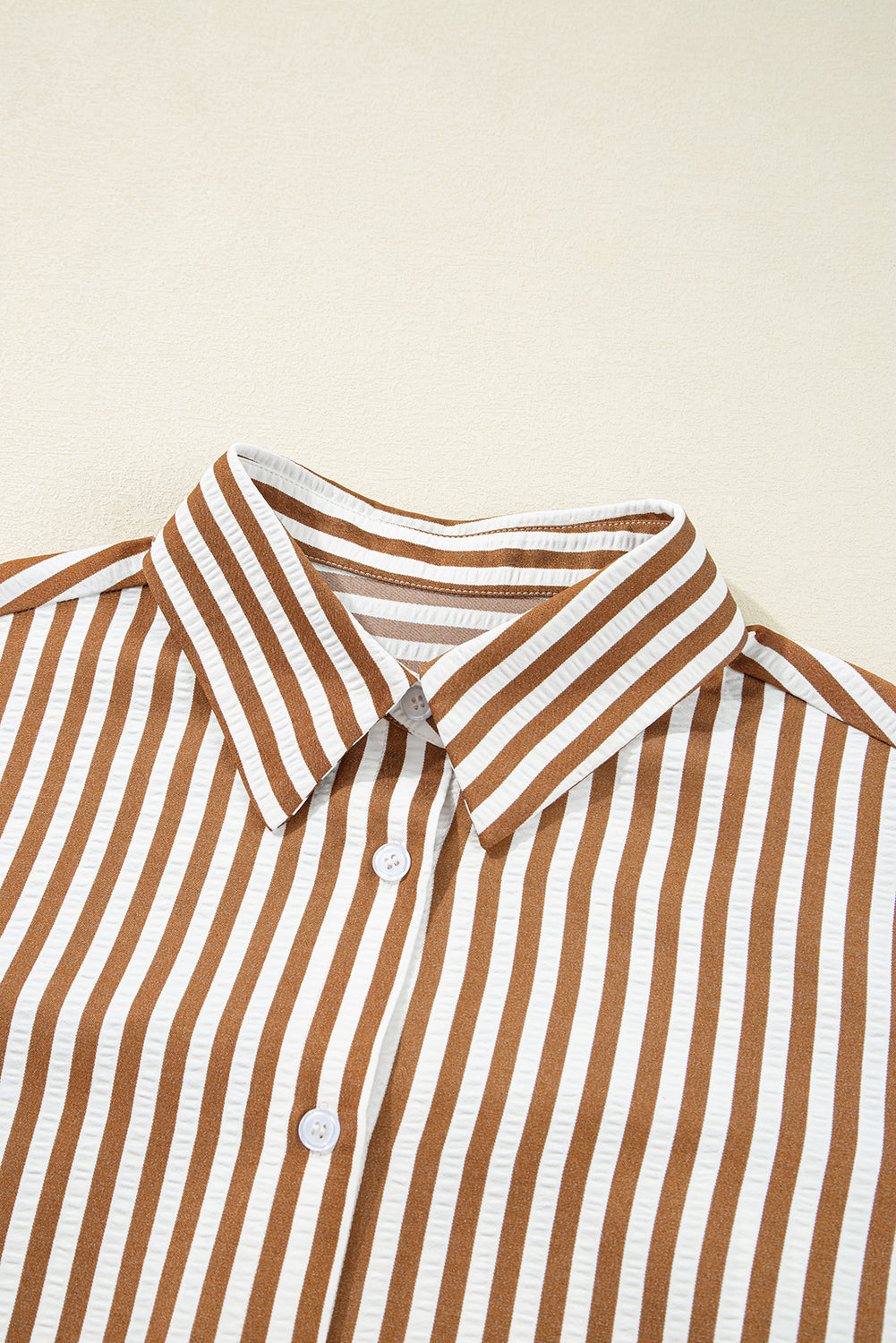 Stripe Collared Shirt Mini Dress
