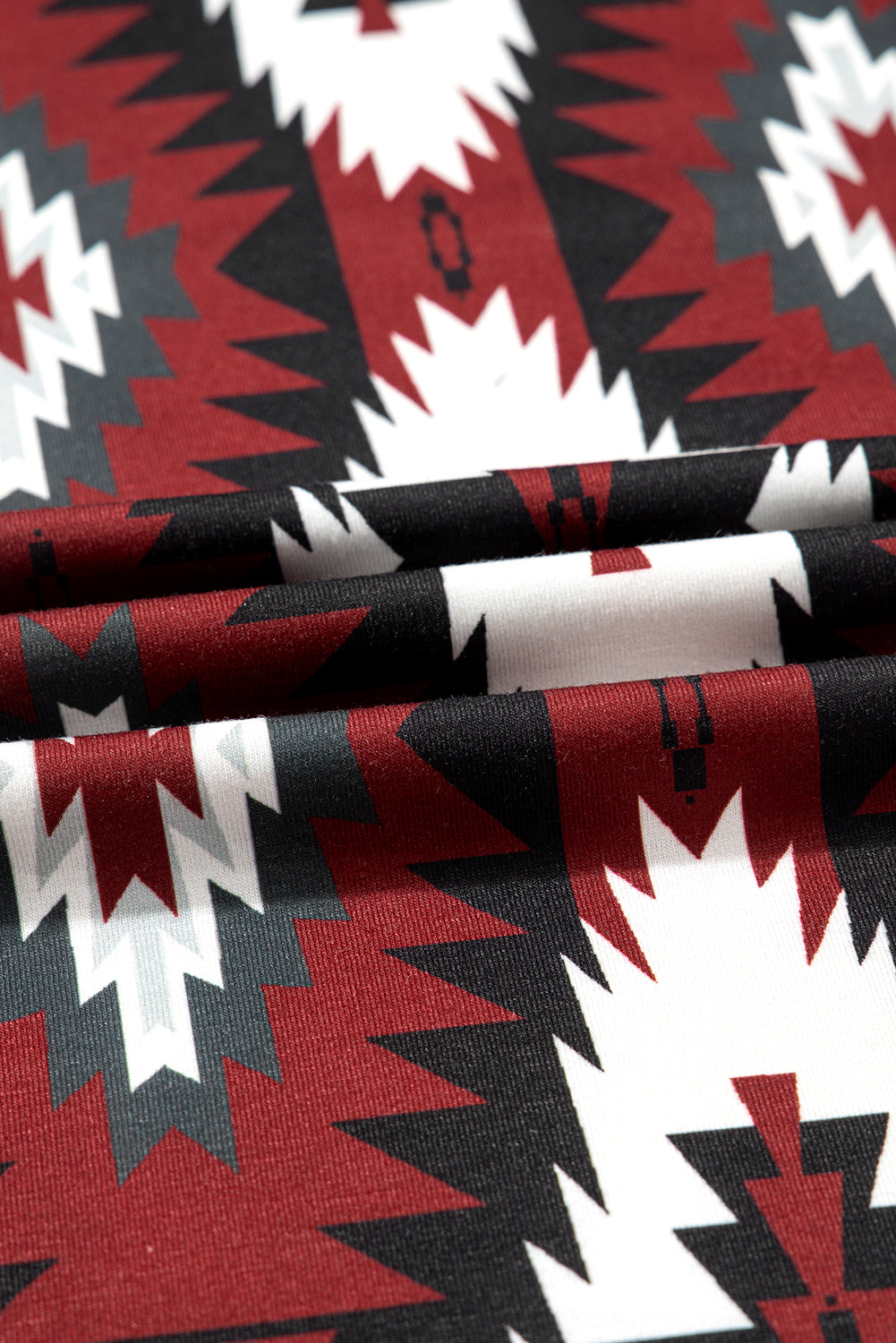 Western Aztec T-Shirt Maxi Dress