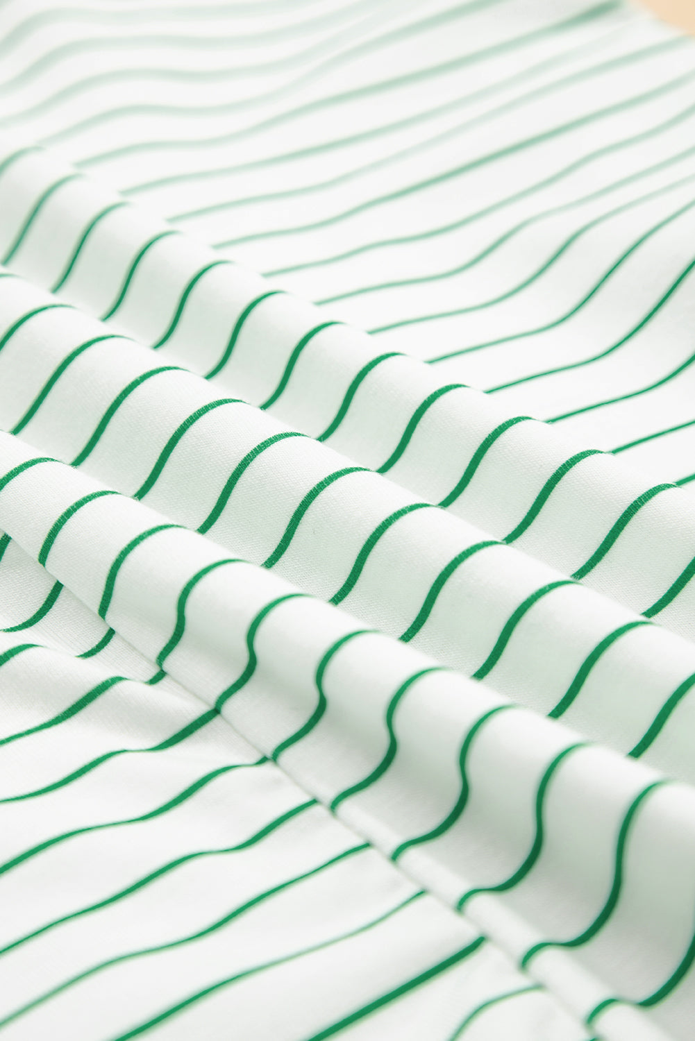 Stripe Ruffle Sleeve T-Shirt Dress