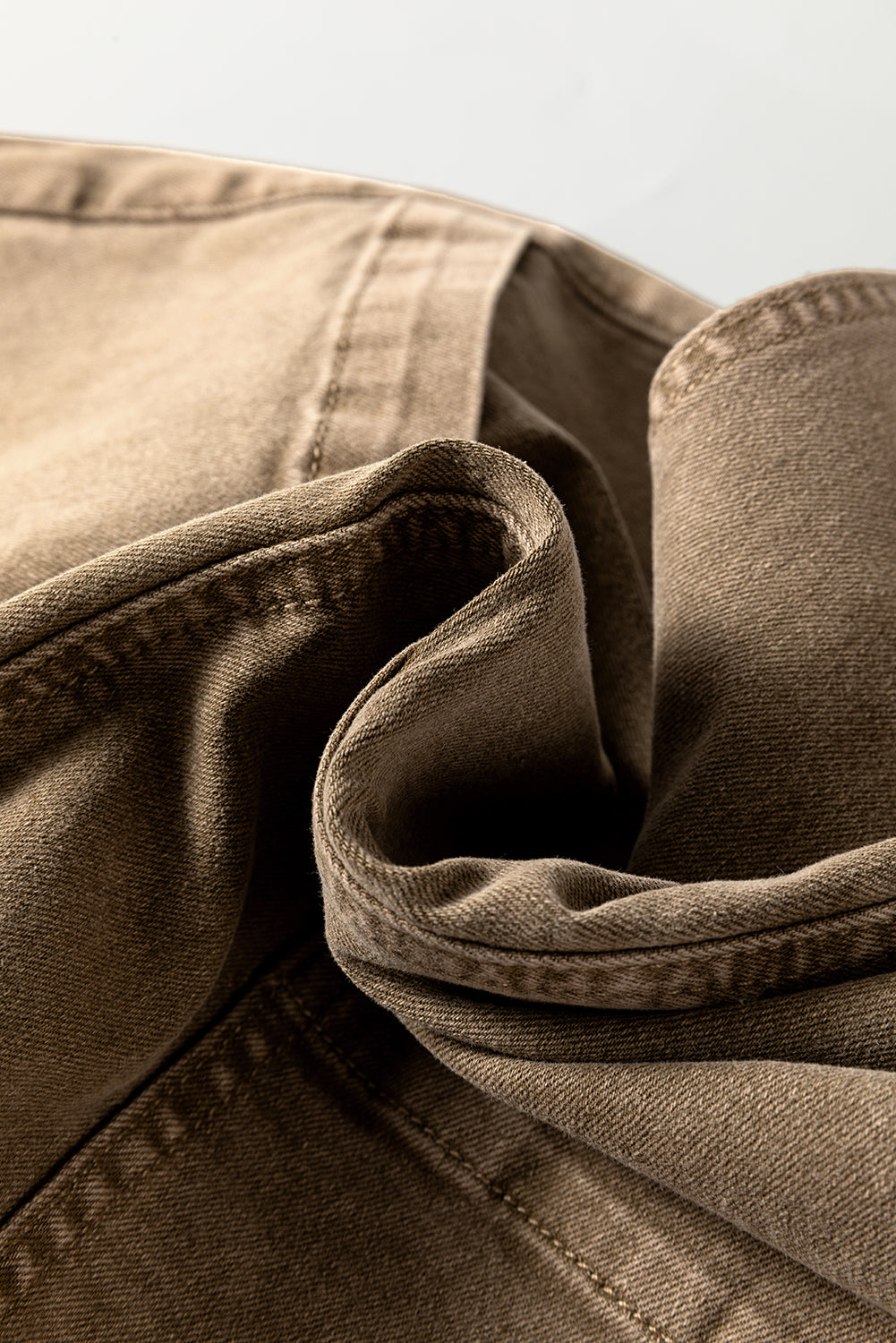 Denim Knotted Straps Romper