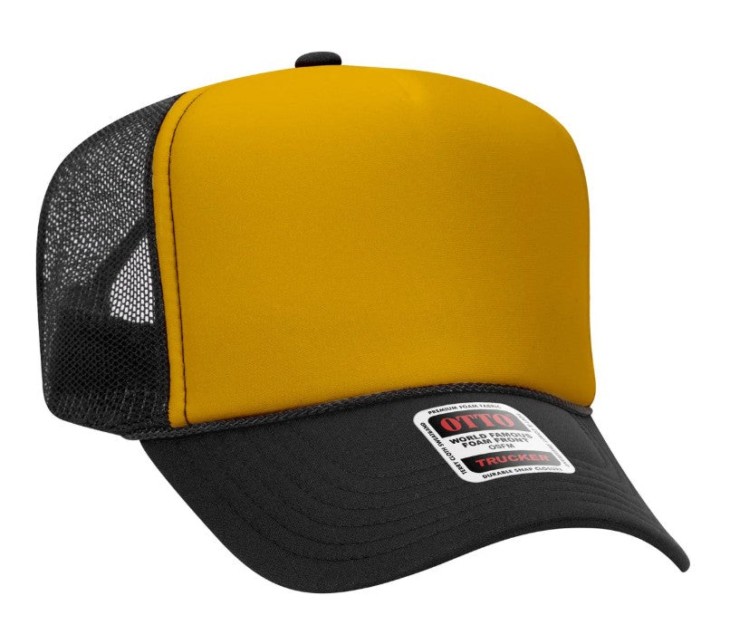 I Get Us In Trouble Adult Otto Foam Trucker Hat