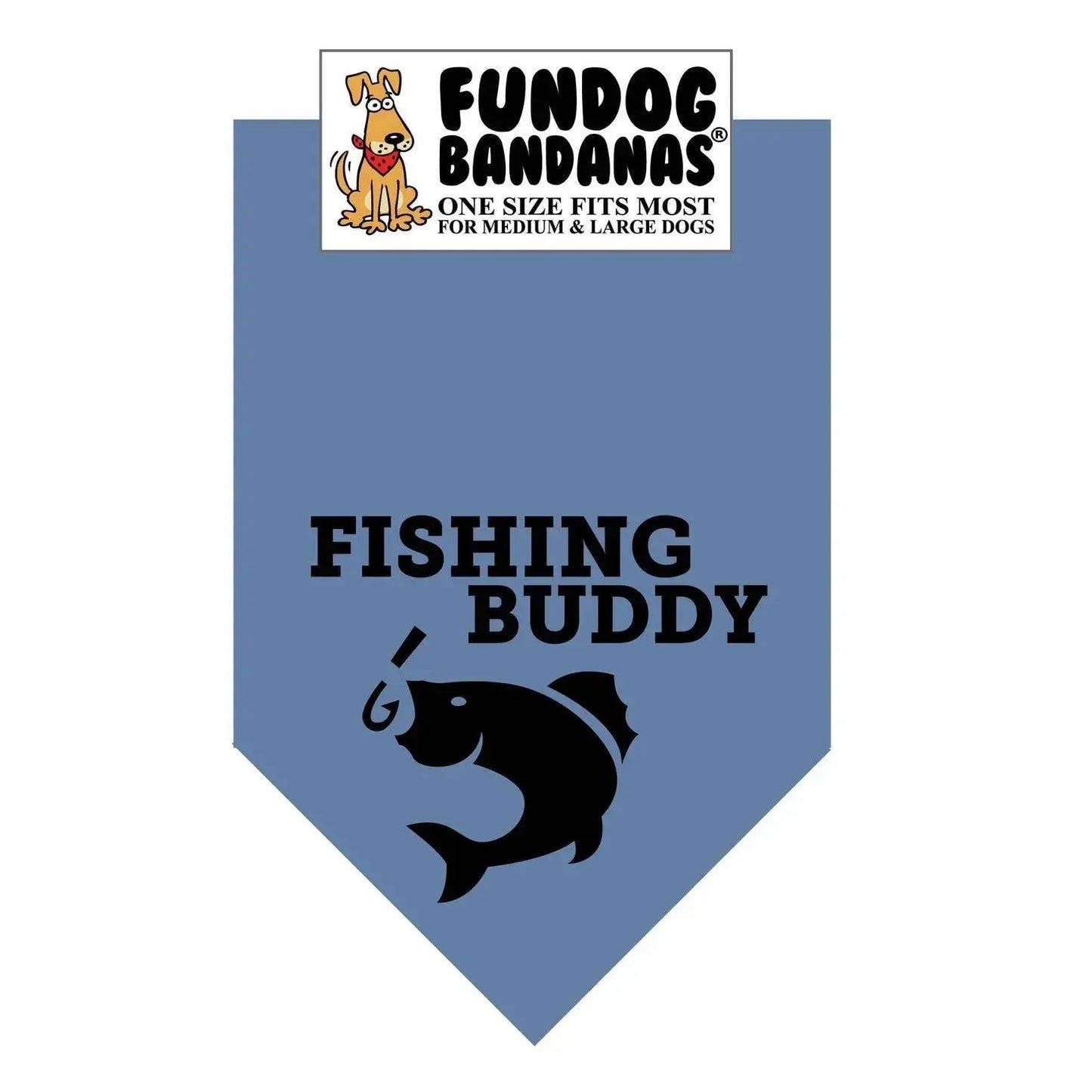Fishing Buddy Bandana - Assorted Colors-Made in USA