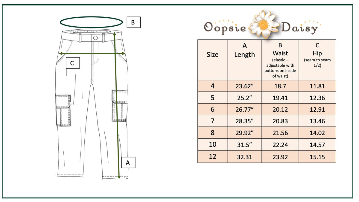 Faded Denim Cargo Pants