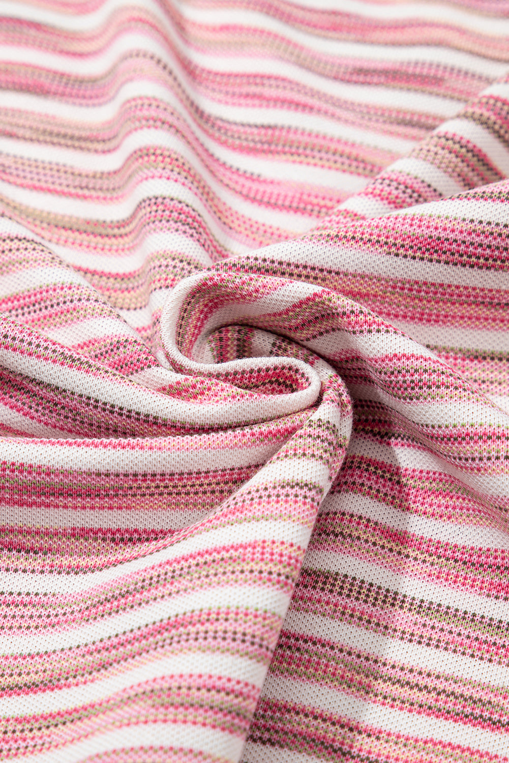 Stripe Contrast Trim Tank Top