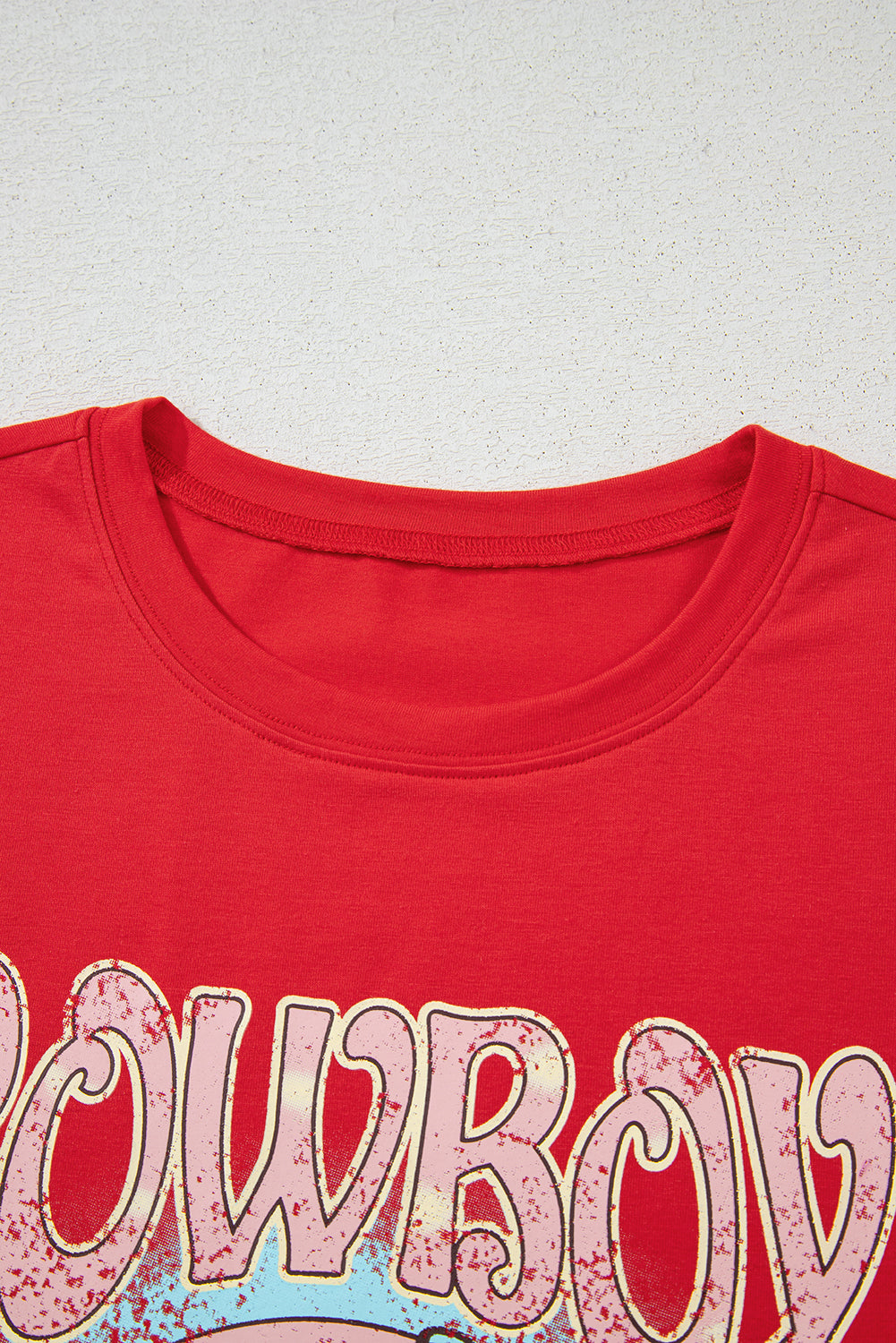Western Cowboy Short Sleeve Graphic Tee