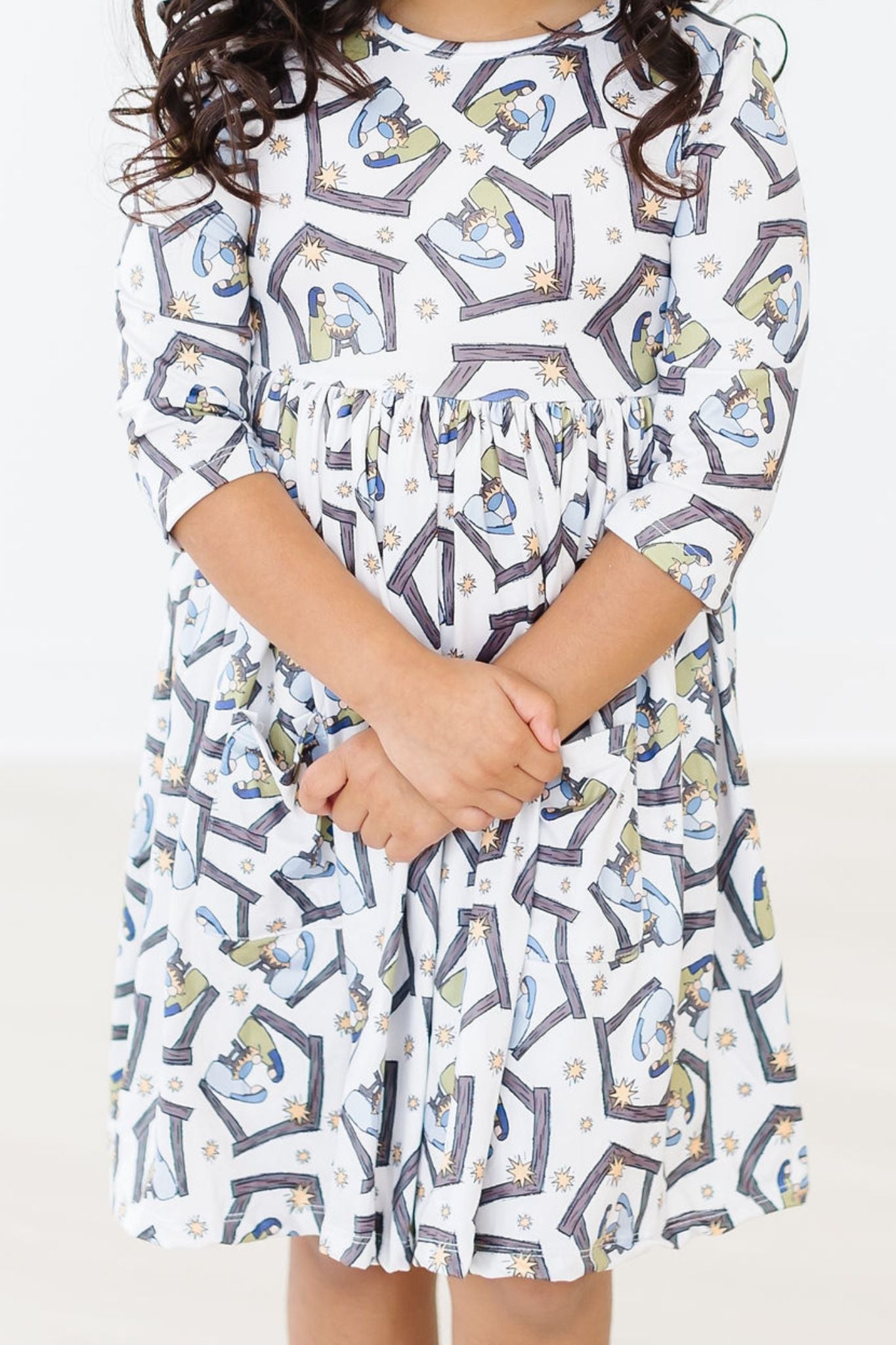 SALE Nativity Pocket Twirl Dress