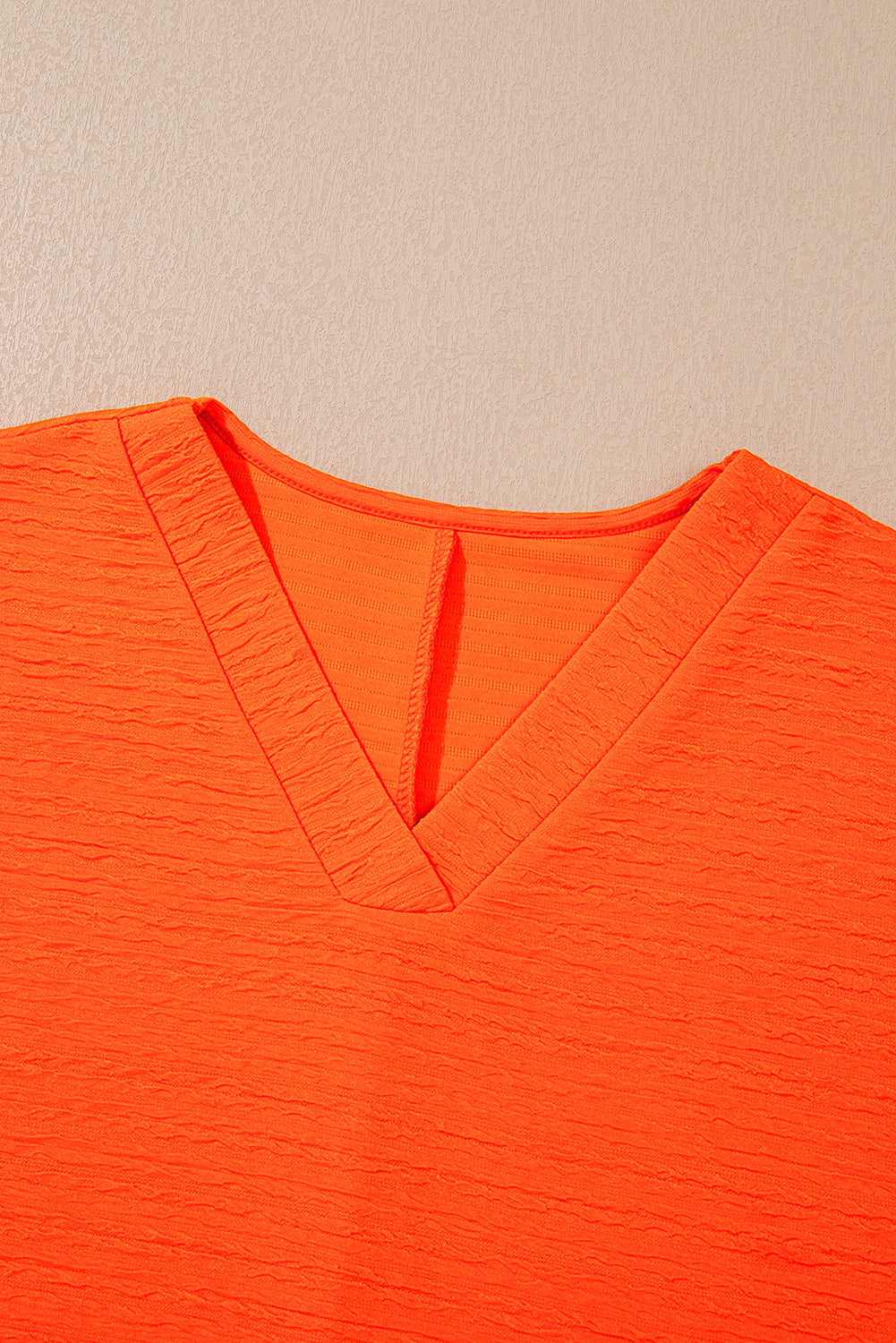Textured T-Shirt and Shorts Set