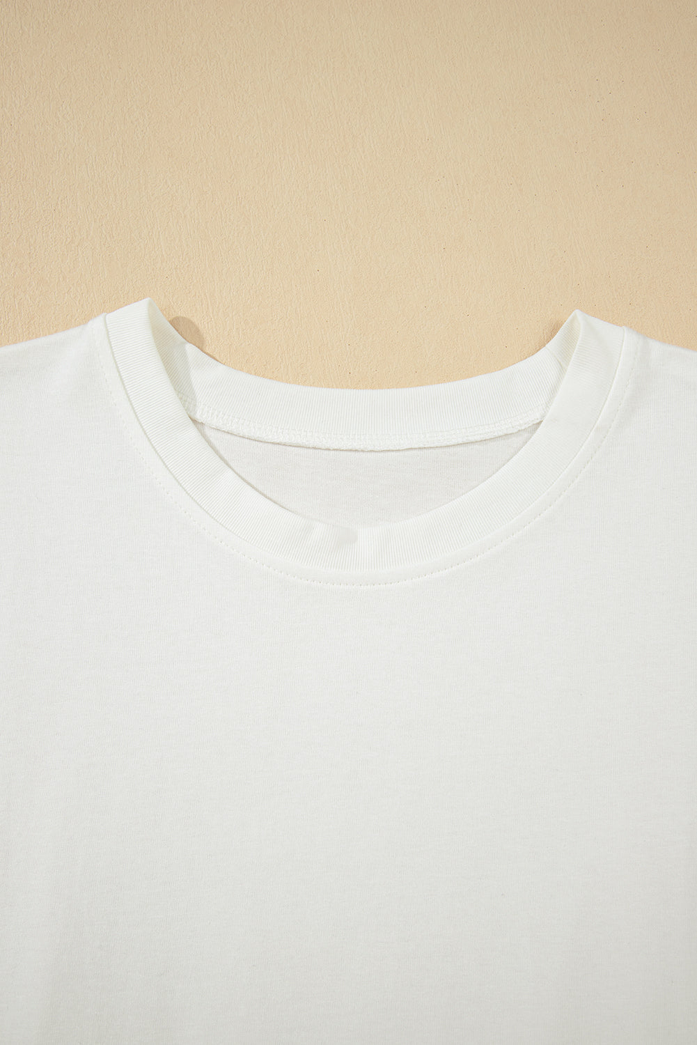 Solid Crewneck T-Shirt Dress