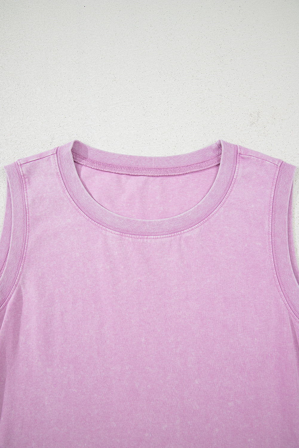 Mineral Wash Sleeveless Mini Dress