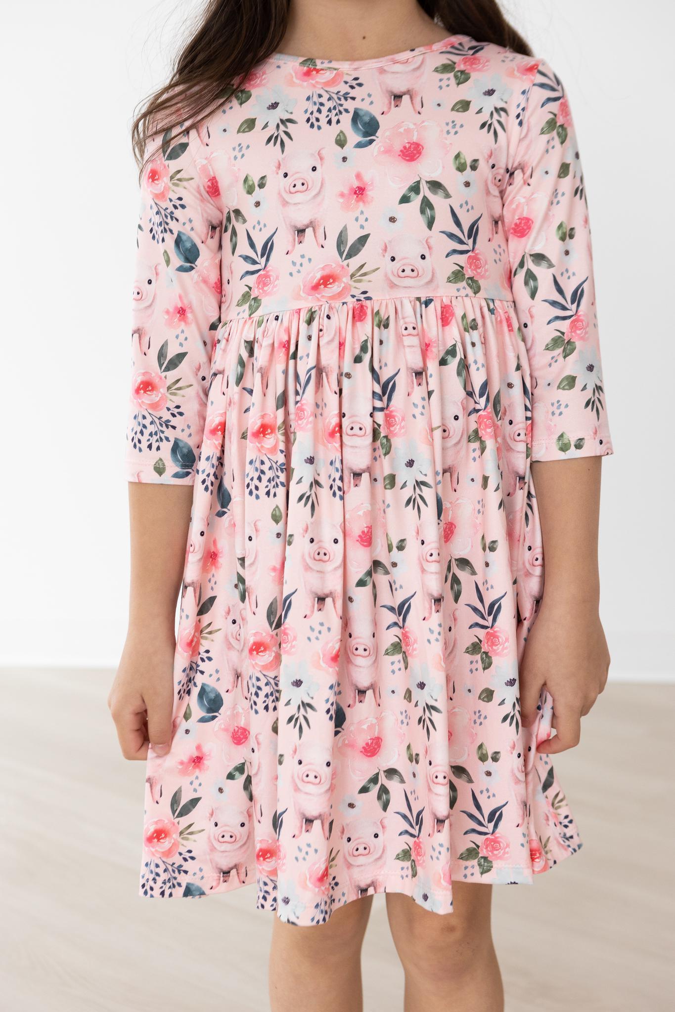 SALE This Little Piggy Twirl Dress