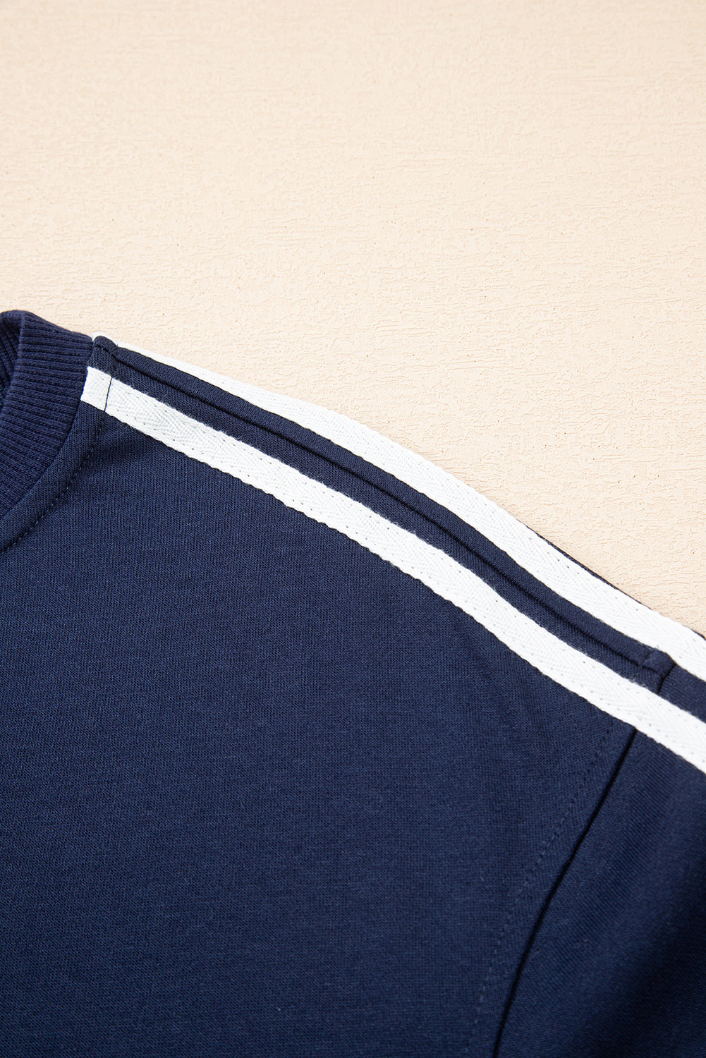 Varsity Stripe Crewneck Pullover and Sweatpants Set