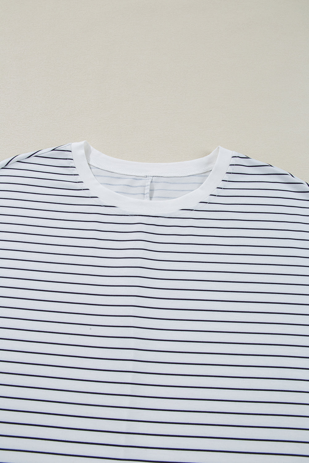 Stripe Ruffle Sleeve T-Shirt Dress